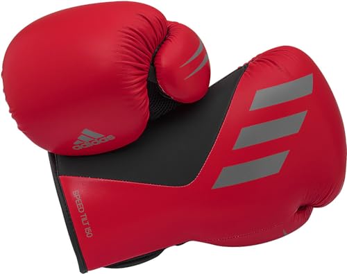 adidas Guantes de Boxeo Tilt 150 para Hombre, Rojo/Negro, 10 oz EU