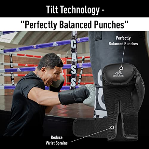 adidas Speed TILT 150 - con nueva tecnología de inclinación - para hombres, mujeres, unisex, para boxeo, saco de boxeo, kickboxing, artes marciales mixtas y entrenamiento - (Royal/Met Black/Solar Red,