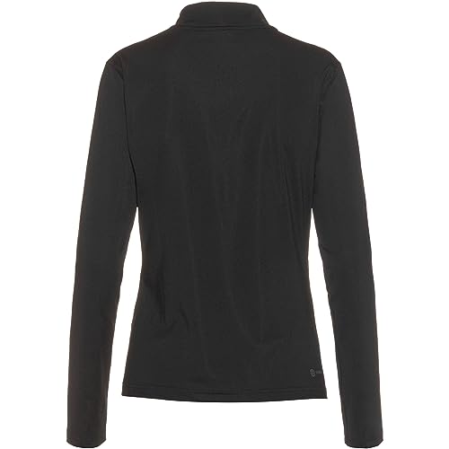 adidas TF Train 14Z LS T-Shirt, Black/White, XS para Mujer