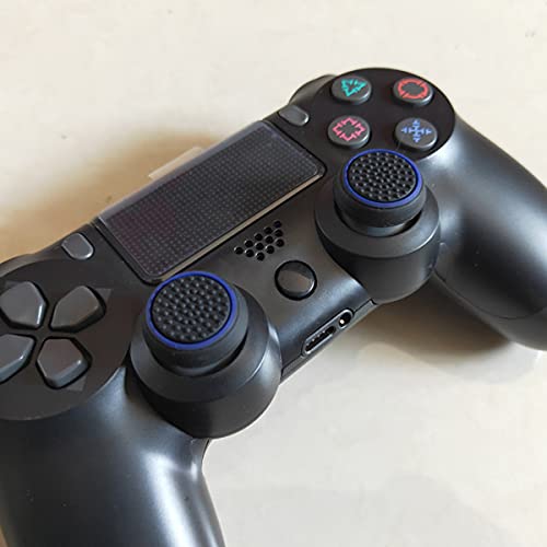 Aibada Cubierta Protectora de Apretones de Pulgar de Silicona para PS5，PS4, Xbox 360, PS3 Controladores, 4 Pares, Colores Mezclados