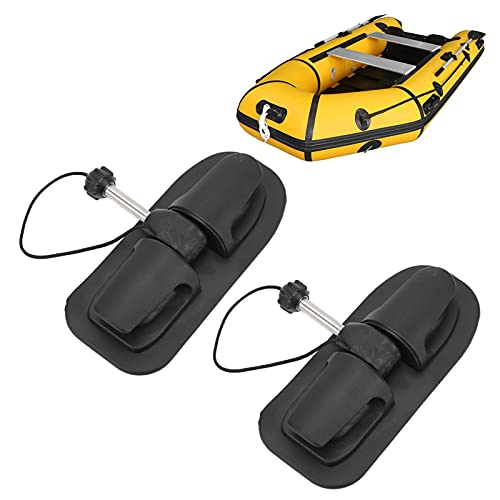 Akozon Protector de Remo con Clip de Paleta 1 Par de Remos Soporte de Bloqueo de Paleta Universal para Bote Inflable Kayak Canoa Dinghy Raft 0.4in Núcleo de Hierro
