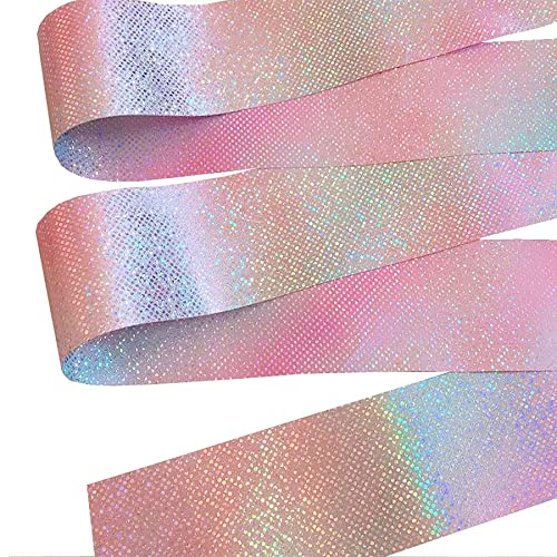 ANDSHUAI 2 Piezas Cinta Gimnasia Ritmica niña,Cintas Gimnasia rítmica,Cintas para Gimnasia,Cinta Gimnasia Ritmica con Varita,Cintas de Baile,para Niños Baile Artístico Gimnasia Entrenamiento,2m