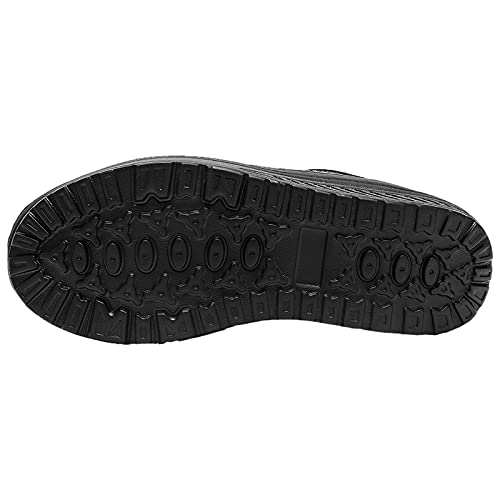 ANUFER Mujer Súper Ligero Plataforma Zapatillas con Cordones Cuña Zapatos Deportivos Negro SN070680 EU39.5