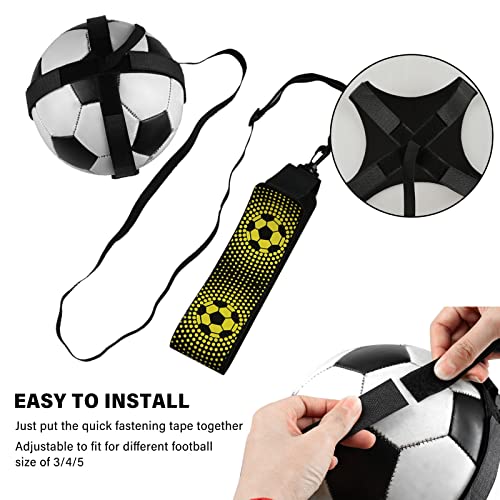 Aomiun Cinturón de Entrenamiento Ajustable con Control asistido por cinturón de Entrenamiento de fútbol Adecuado para Adultos y niños