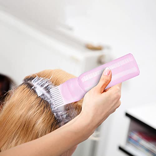 Aplicador Botella De Pelo, Peine De Raíz Aplicador Botella Aplicador Para El Cabello, Cepillo De Tinte De Cabello Botella, Peine Aplicador De Pelo Botella Con Pincel, Herramientas De Color De Pelo