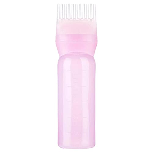 Aplicador Botella De Pelo, Peine De Raíz Aplicador Botella Aplicador Para El Cabello, Cepillo De Tinte De Cabello Botella, Peine Aplicador De Pelo Botella Con Pincel, Herramientas De Color De Pelo