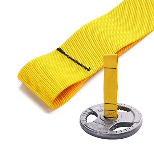 ar Correa de carga para mancuernas, correa para mancuernas, correa para cinturón de inmersión, correa para barras, correa para colgar, equipo de entrenamiento, accesorios para cinturón de peso