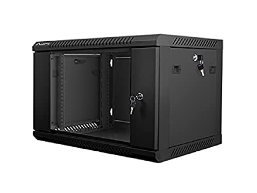 Armario Rack LANBERG 6U 600X450X368 Auto ENSAMBLADO 19" hasta 60 KG Negro