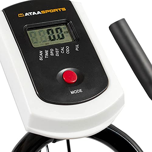 ATAA Power 50 Bicicleta de ciclo indoor- Negro -Bicicleta estática semi profesional