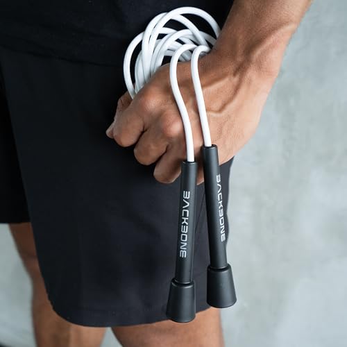 BACKBONE TRAINING Comba para saltar Fitness regulable cuerda PVC 5mm Boxeo Cardio Trucos Freestyle Fitness Workout