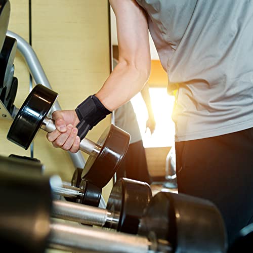 Bebochoi Straps Gym con Muñequera para Gimnasio Fitness Culturismo Lifting Straps Muñequeras Gym Muñecas Elevación Guantes Muñequeras Agarraderas de Gimnasio para Peso Muerto 2 Piezas