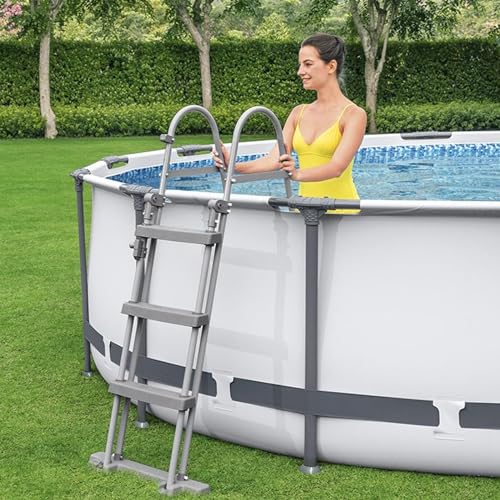 Bestway - Piscina Desmontable Tubular Bestway Steel Pro MAX 305x100 cm con Depuradora Cartucho 1.249 L/H con Escalera