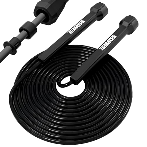 BIGMIX® Comba de Saltar para Crossfit, Boxeo y Fitness | Ultra Ligera, Duradera, Ajustable, y Compacta | Adultos y Niños