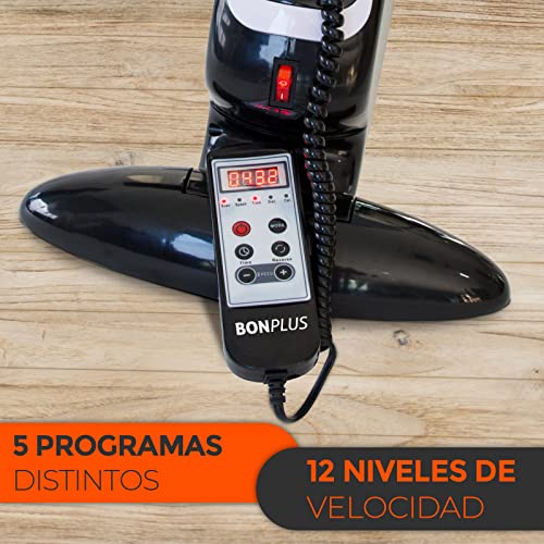 Bonplus BP | Mini Bicicleta Eléctrica | Pedaleador Eléctrico | Gimnasia Pasiva | 12 Niveles de Velocidad | Mando a Distancia | Bidireccional | 5 Modos | Movimiento Automático | Rehabilitación