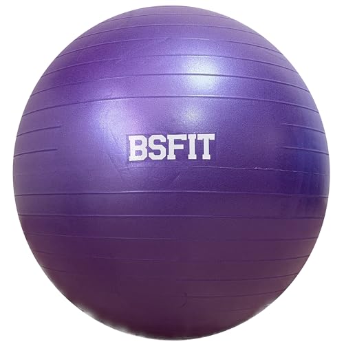 BSFIT, Pelota de Pilates, Pelota Embarazada de 65 cm, Pilates Accesorios, Fitness, Embarazo, Descubre una Variedad en Balon Yoga y Accesorios para tu Rutina de Ejercicio (Diametro 65cm)