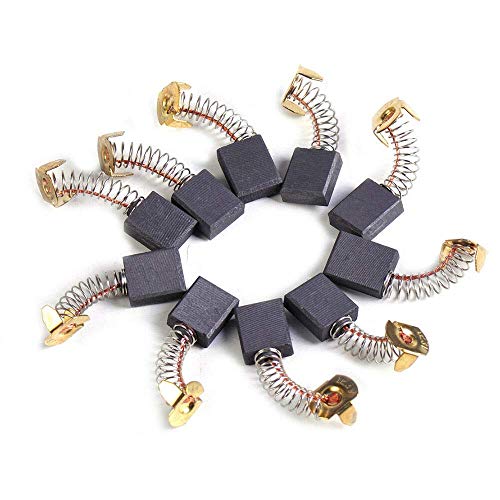 Carbon Motor Brushes, 10 units carbon brushes for electric motor, 7x11x18mm Replacement spare for power tools