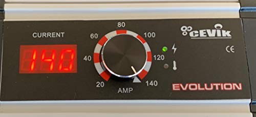 Cevik CE-Evolution18X - Equipo de soldadura inverter, 140 A, 230 V