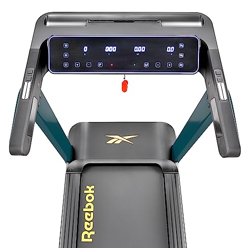 Cinta de Correr Reebok FR20z Floatride Verde - Zwift y Kinomap - 140x46cm - Carga Maxima 120kg - Pantalla LED