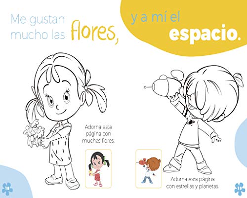 Cleo y Cuquín, Familia Telerín. Actividades - Pinta y colorea con Cleo y Cuquín (Altea)