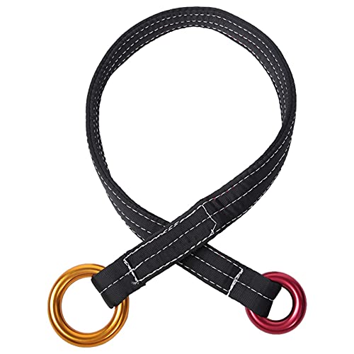 Cordón para Trepar árboles, Eslinga para Cinturón con Hebilla Cambium para Equipo de Escalada Ahorro de Fricción Recuperable del Arbolista del árbol del Ancla, 22Kn 120Cm/47,2 Pulgadas