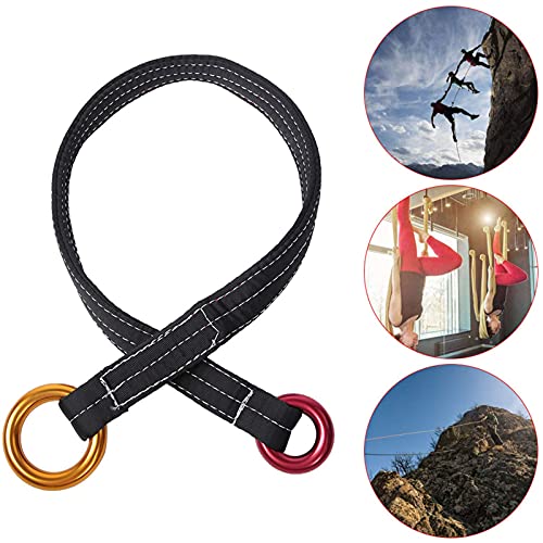 Cordón para Trepar árboles, Eslinga para Cinturón con Hebilla Cambium para Equipo de Escalada Ahorro de Fricción Recuperable del Arbolista del árbol del Ancla, 22Kn 120Cm/47,2 Pulgadas
