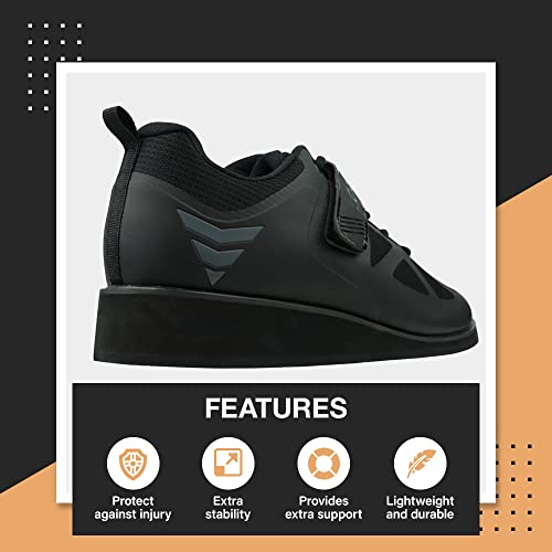 Core Zapatillas de Halterofilia - para Levantamiento de Potencia y Culturismo - 42 EU