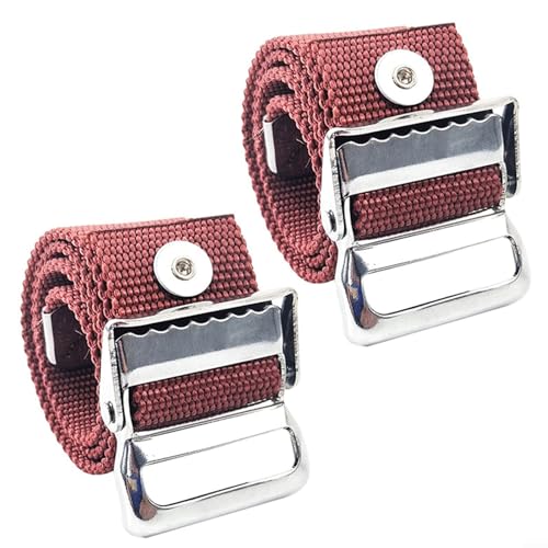 CWOQOCW 2 correas de banda para piernas, pieza de repuesto para zancos de yeso para un apoyo firme y cómodo, correas de nailon ajustables para todo tipo de zancos de yeso