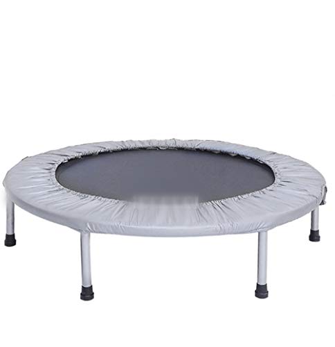 CZFWRX 36 Pulgadas, niños, Dama, Perder Peso, Pierna, Adelgazamiento, trampolín, Gimnasio en casa, Ejercicio, Cama Plegable para Saltar, Equipo de Fitness (Color : Gray)