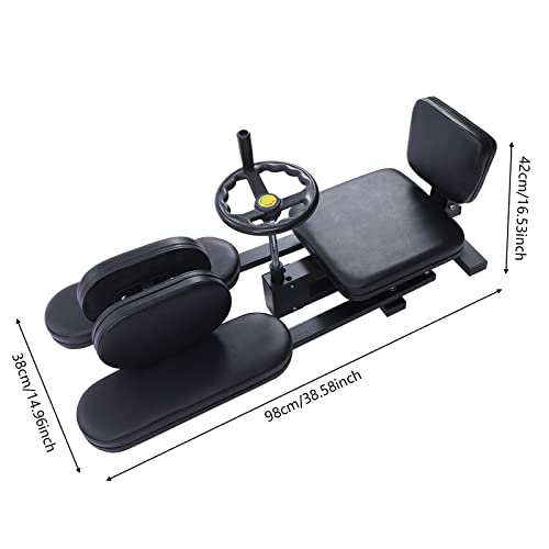 DDZcozy Máquina de estiramiento de piernas, máquina de entrenamiento de piernas para el hogar, para yoga, gimnasia, capacidad de carga 100 kg