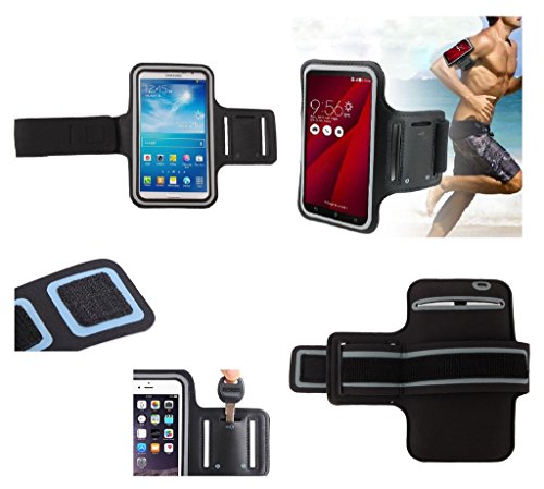 DFV mobile - Funda Brazalete Profesional de Neopreno Premium para Brazo Deporte Correr y Gimnasio para ALLCALL Madrid - Negra