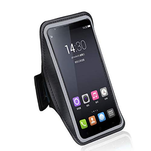 DFV mobile - Funda Brazalete Profesional de Neopreno Premium para Brazo Deporte Correr y Gimnasio para ALLCALL Madrid - Negra