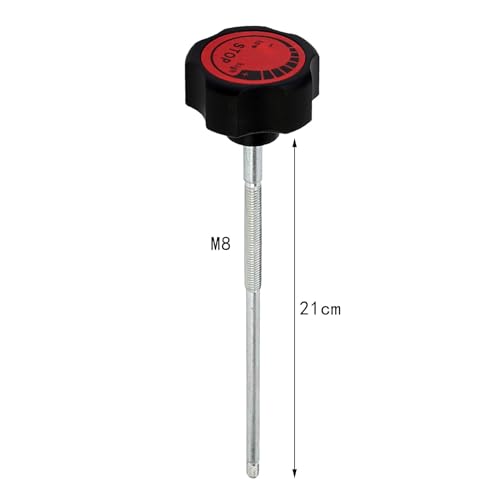 Dickly Palanca de freno para bicicleta estática con perilla de resistencia para bicicletas de interior Fitness M8, negro