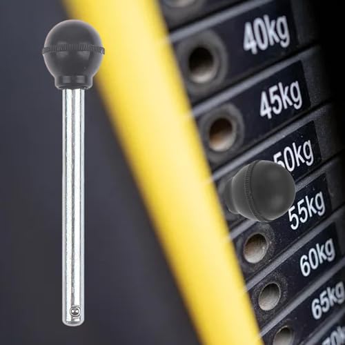 Dickly Pasador de Pila de Pesas, Pasador de Máquina de Pesas de Repuesto, Bloqueo de Acero Inoxidable, Pasador de Pesas de Repuesto Portátil para Ejercicio, Diámetro 10mm Longitud 13cm