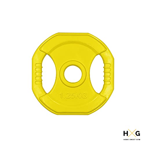Discos Body Pumppara barra de 28 mm. Ideal para la práctica de Ejercicios de Crosstraining o musculación y finess. Tu casa es tu Gimnasio. (2.5, 2 x 1.25 kg)