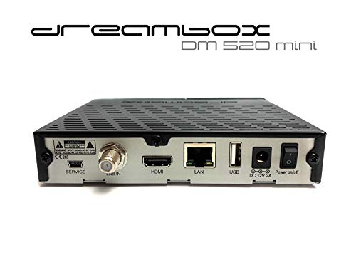 Dreambox DM520 Mini HD 1 sintonizador DVB-S2 PVR Ready Full HD 1080p H.265 Linux Receptor