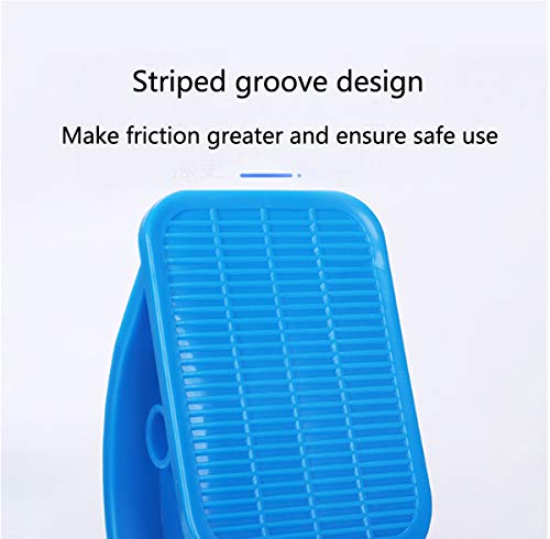 DUTTY Estirador de pie de balancín de Tobillo para tendinitis de Aquiles, Estiramiento Muscular, estirador de pies, Yoga, Fitness, Deporte, Pedal de Masaje (Blue)