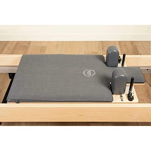 Elina Pilates Toalla para Máquina de Pilates, Toalla para Reformer, Toalla Antideslizante de Pilates, Reposacabezas, Comodidad, Estabilidad (Gris)