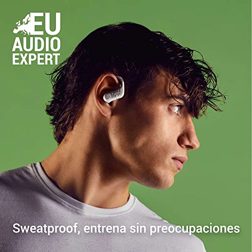 Energy Sistem Earphones Sport 4 True Wireless Auriculares Deportivos (True Wireless Stereo, Secure-Fit, Resistentes al Sudor IP65)- Blanco