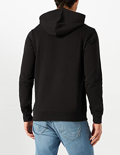 Everlast Deportes, Chaqueta con capucha de skateboarding para Hombre, Negro, XL