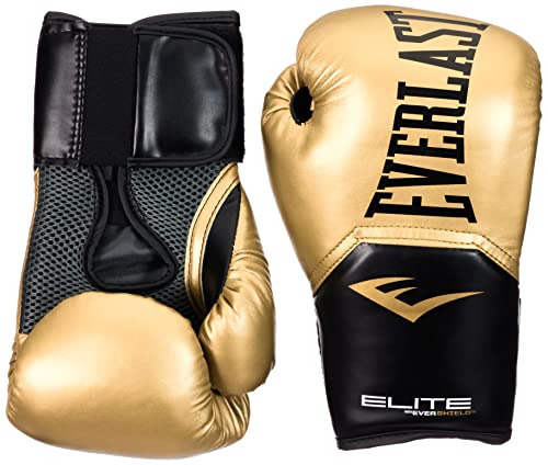 Everlast Pro Style Elite Guantes Unisex para Adultos, Dorado, 226 G (8 Oz) Ue