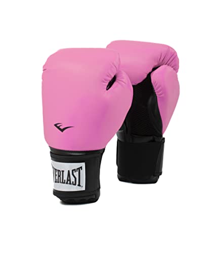 Everlast Unisex – Guantes de Boxeo para Adultos Pro Style 2 Guantes, Rosa, 10oz