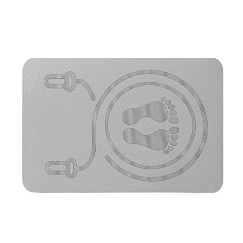 FacynColchoneta para Saltar la Cuerda | Alfombrilla para Saltar la Cuerda - Fitness Antideslizante para Entrenamiento, Cardio, Suelo Gimnasio en casa, Gruesa y Ligera, Ideal