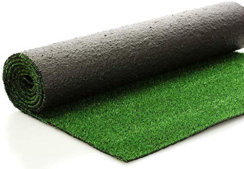 FLONATUR Moqueta Césped Artificial 7 mm. Rollo 2x5 para Exterior e Interior, Niños y Perros. Varias medidas de rollos, para decorar suelos terraza, vallas de jardín, cercas de piscinas…