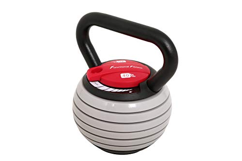 FunctionalFitness - Pesa Rusa Ajustable (Hierro Fundido, 18 kg)