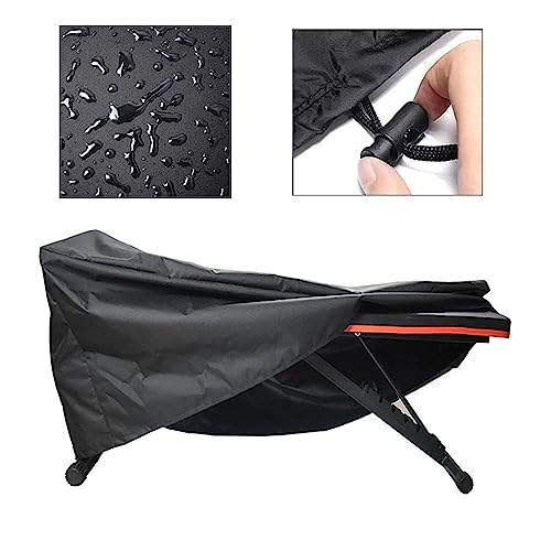 Funda para banco de pesas, funda para banco de entrenamiento con ventanas de ventilación, funda protectora impermeable para tabla de abdominales, funda plegable para banco de ejercicios para en casa