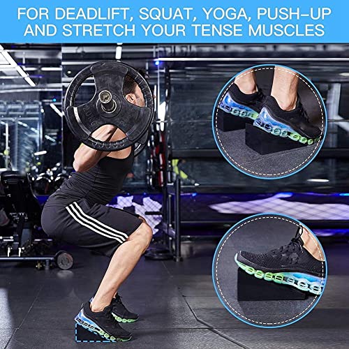FutureHight 2 esterillas de yoga, rampa ajustable para sentadillas, tabla de inclinación, mejora la fuerza para sentadillas y peso muerto