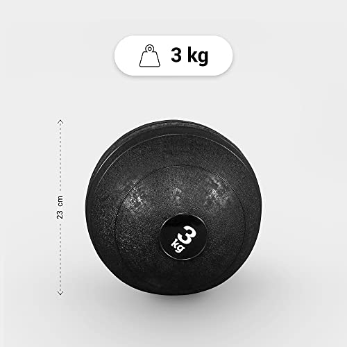 GORILLA SPORTS® - Balón de slam de goma, balón medicinal, 15 kg