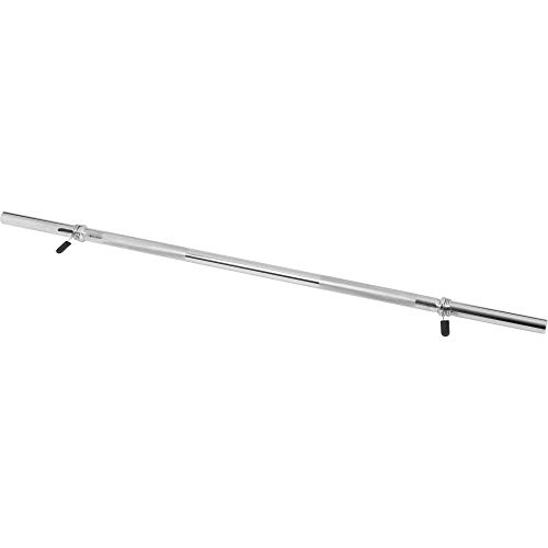 GORILLA SPORTS® - Barra de pesas con muelles de resorte incluidos (120 cm)