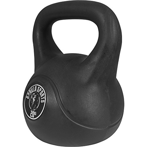 GORILLA SPORTS® - Kettlebell Pesa rusa de vinilo (20 kg)