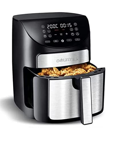 Gourmia Freidora de aire digital GAF798, 6,6 L, negro